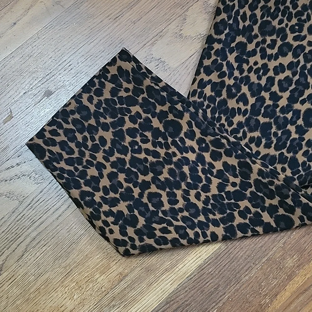 Ladies Animal Print Dress Pants - Picture 2 of 5